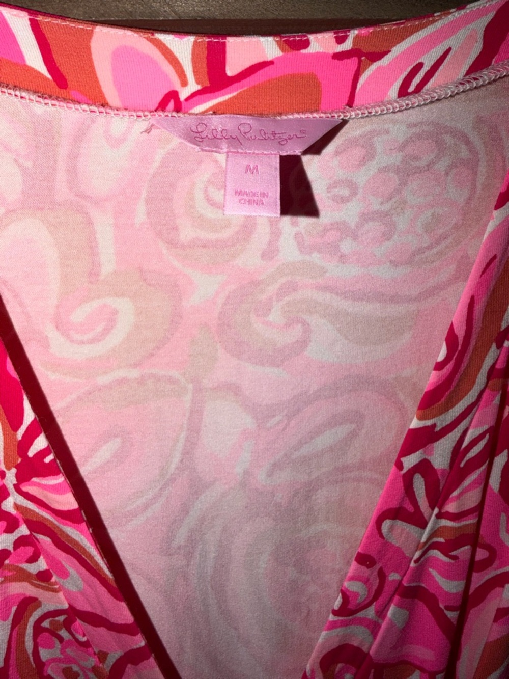 Lilly Pulitzer Pink & Coral Floral V-Neck Romper
